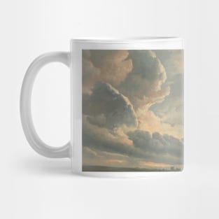 Study of Clouds with a Sunset Near Rome by Simon Denis Mug